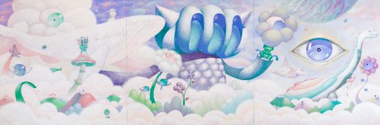 Fantasy by Parinya Sirisinsuk Benzilla contemporary artwork Painting