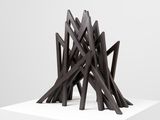 13 Acute Unequal Angles by Bernar Venet contemporary artwork sculpture