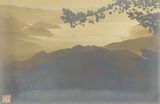 Landscape by Lang Jingshan contemporary artwork print