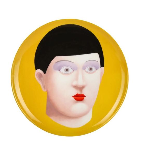 Portrait Plate by Nicolas Party contemporary artwork Sculpture