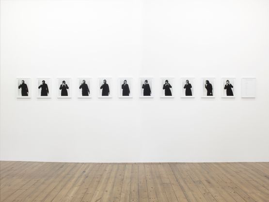 Art as an Act of Retraction by Keith Arnatt contemporary artwork Photography