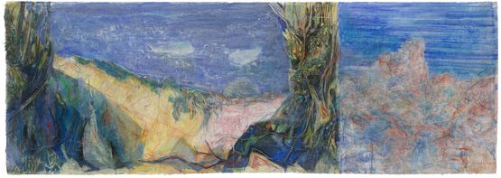 Turners Ruins by Qi Lan contemporary artwork Works on Paper