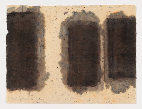 Burnt Umber  Ultramarine by Yun Hyong-Keun contemporary artwork Painting