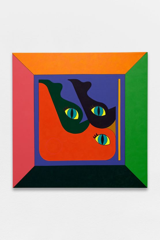 The Eyes Keyboard by Ad Minoliti contemporary artwork Painting