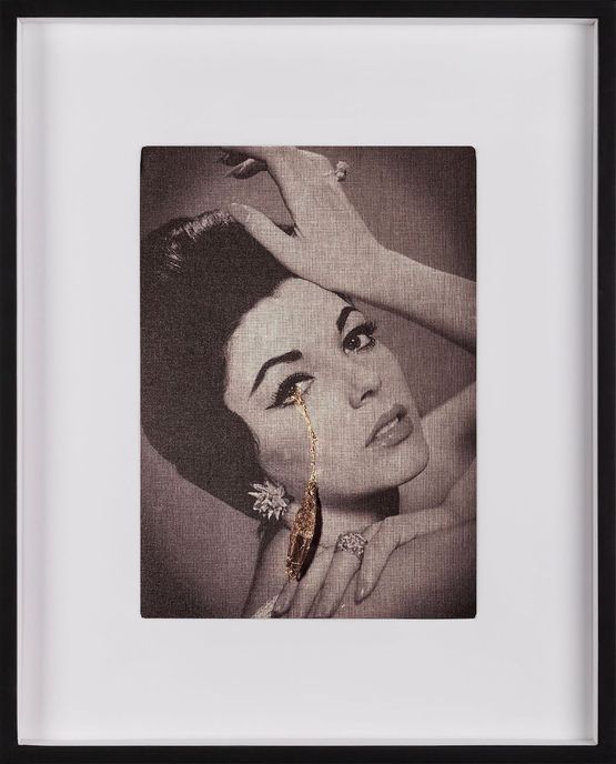 PARTY POLITICS - FORZA ITALIA JOAN COLLINS by Francesco Vezzoli contemporary artwork Print
