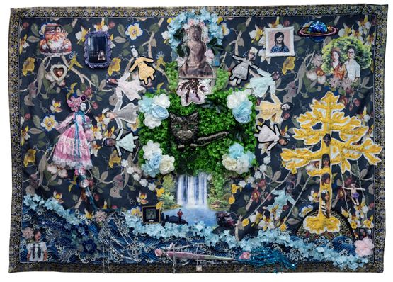 Paradise on Earth by Ye Funa contemporary artwork Painting