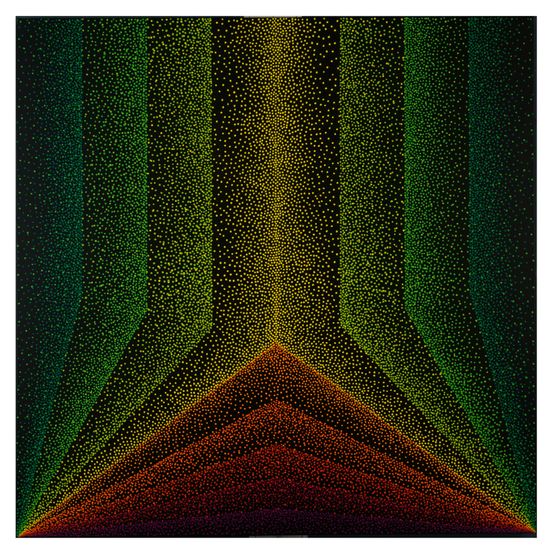 Alchimie 553 by Julio Le Parc contemporary artwork Painting