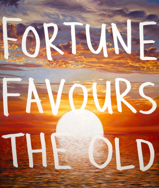 Fortune favours the old by Abdul Abdullah contemporary artwork Painting