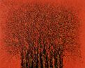 Red Forest GA10 21 by Professor Ablade Glover contemporary artwork Painting