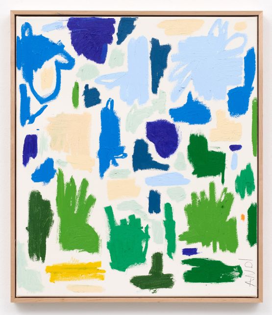 LANDSCHAFTLICHE SITUATION WELCHE VERWUNDERT by Andi Fischer contemporary artwork Painting