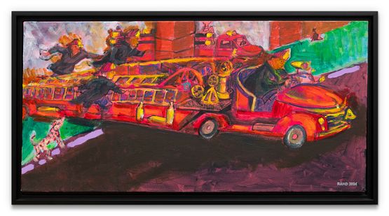 Untitled 9 by Archie Rand contemporary artwork Painting