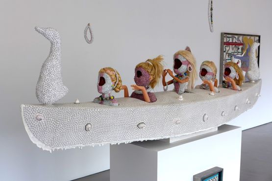 Space Waka 2525 by Rohan Wealleans contemporary artwork Mixed Media