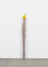 Fist yellow by Liz Magor contemporary artwork sculpture