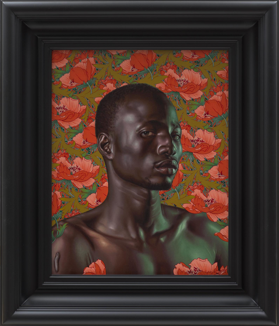 Portrait of Pascal Diouf by Kehinde Wiley contemporary artwork Painting