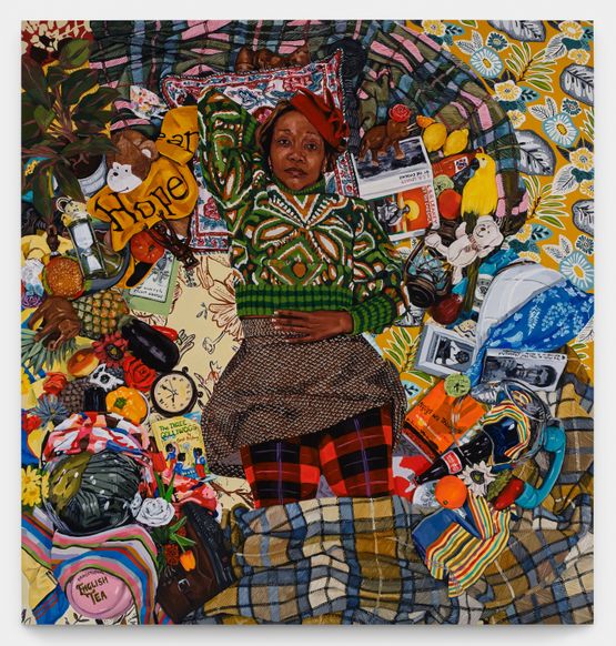 Re-Membering V Something Torn and New by Wangari Mathenge contemporary artwork Painting