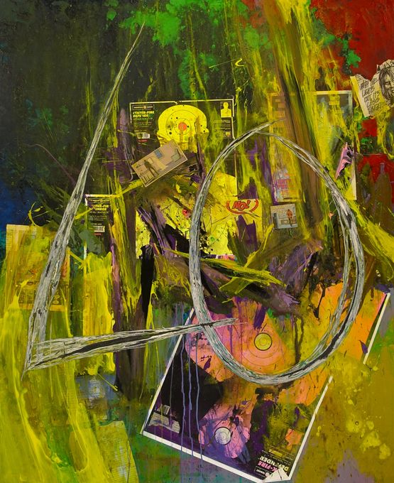 LIGHTS OUT by Ian Tee contemporary artwork Painting