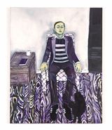 Self Portrait Purple Haze by Raffi Kalenderian contemporary artwork painting