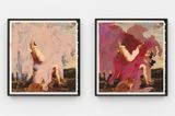 Daughters and Twins by Amie Dicke contemporary artwork print mixed media