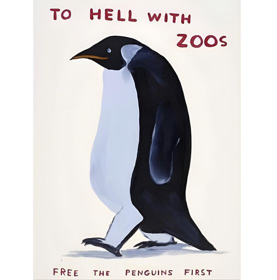 Zoos by David Shrigley contemporary artwork Print