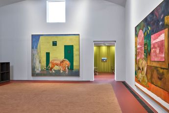 Contemporary art exhibition Peter Doig House of Music at Serpentine London United Kingdom
