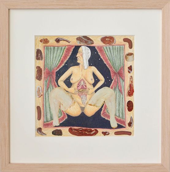 In dirt is pleasure by Priscilla Rose Howe contemporary artwork Works on Paper