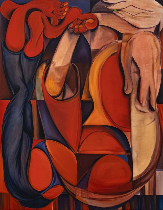 Puppet by Julia Trybala contemporary artwork Painting