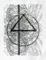 The Book of the Time-Travellers The Forms of Time Earth and Sky Words and Numbers 27 by Parul Thacker contemporary artwork textile
