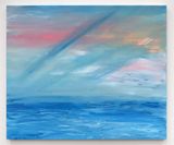 Sun setting over Catalina by Tabboo contemporary artwork painting