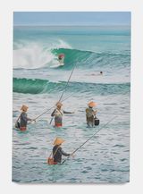 Pantai Pandemi by Adam De Boer contemporary artwork painting works on paper