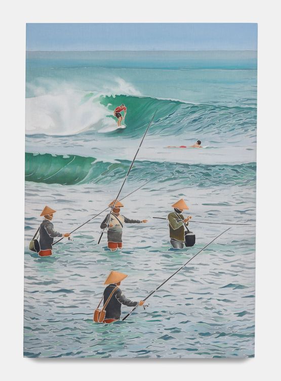 Pantai Pandemi by Adam De Boer contemporary artwork Painting