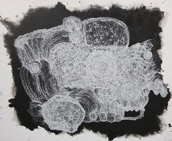 Ngangkari Ngura Healing Country by Betty Muffler contemporary artwork Painting