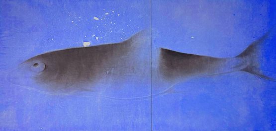 Void Realm  2025  Reminiscing Bada Shanren No.02 by Cai Guangbin contemporary artwork Works on Paper