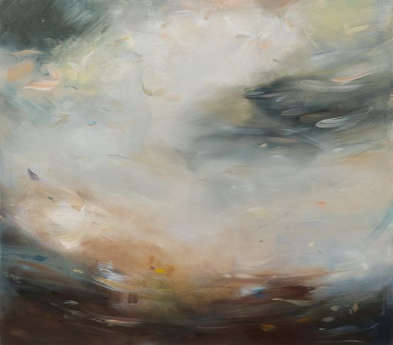 Solace at Dusk by Juliette Paull contemporary artwork Painting