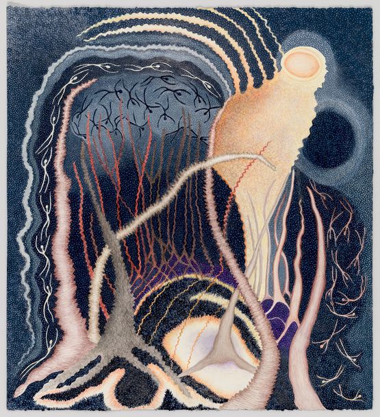 Agitated Forest by Ann Leda Shapiro contemporary artwork Works on Paper