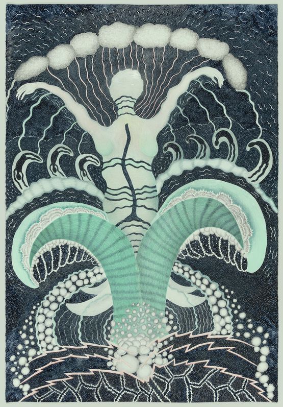 Tsunami by Ann Leda Shapiro contemporary artwork Works on Paper