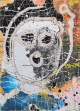 Untitled Kopf klein 1 by Christian Eisenberger contemporary artwork painting