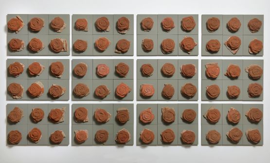 Plucked for the sake of the Gods by Girjesh Kumar Singh contemporary artwork Sculpture