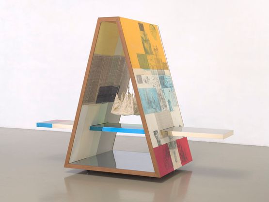 Trojan Wedge Scale by Robert Rauschenberg contemporary artwork Painting