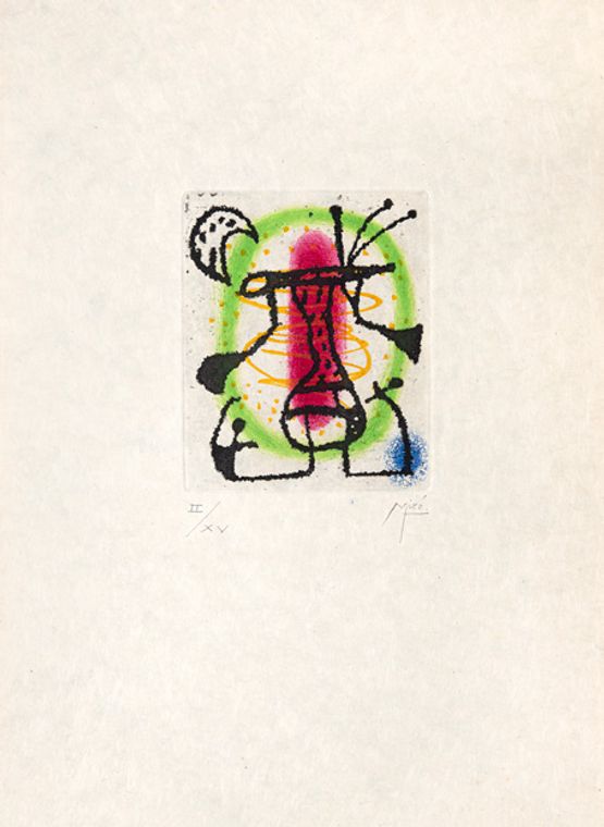 Bague dAurore by Joan Miro contemporary artwork Print