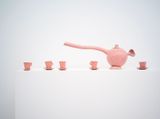 Uncomfortable Tea Set by Daniela Edburg contemporary artwork sculpture