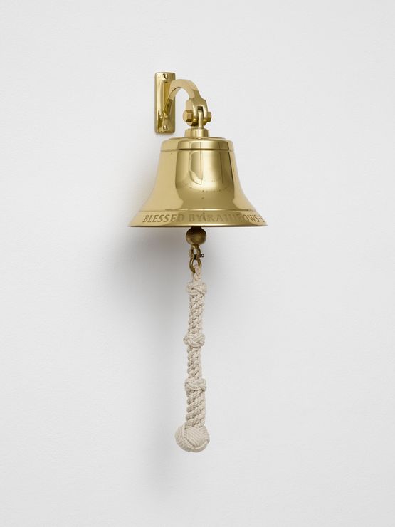 Ships Bells Blessed by rainbows  bilge by Ian Hamilton Finlay contemporary artwork Sculpture