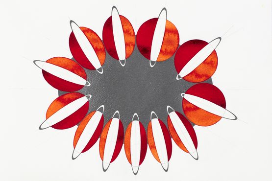 Aquitaine Sketch 10 by Jane Harris contemporary artwork Works on Paper