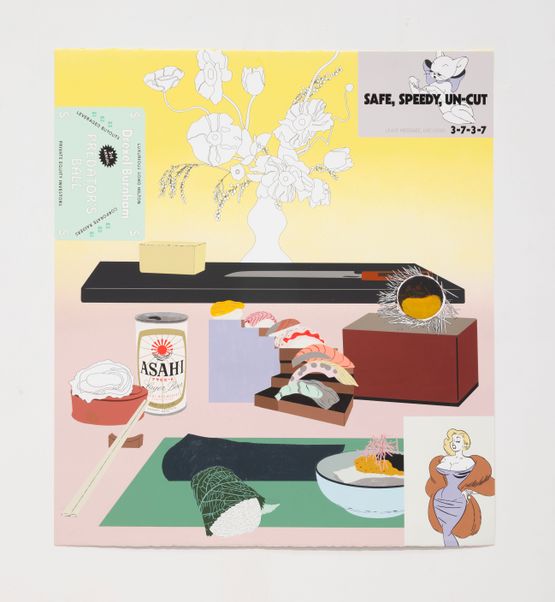 9pm Friday Night Top Floor Mid-Town 1982 by Matthew Brannon contemporary artwork Works on Paper