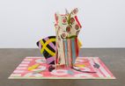 Aztec Vase and Carpet 8 by Betty Woodman contemporary artwork Sculpture