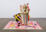 Aztec Vase and Carpet 8 by Betty Woodman contemporary artwork sculpture