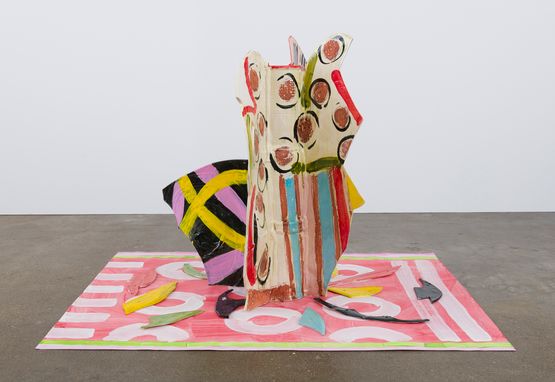 Aztec Vase and Carpet 8 by Betty Woodman contemporary artwork Sculpture