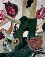 Sapling in Forest 2 by Xiao Kegang contemporary artwork painting