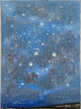 notte stellata by Natale Addamiano contemporary artwork painting