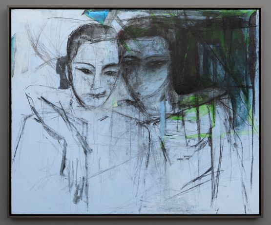 Adonis Blue by Andro Wekua contemporary artwork Drawing