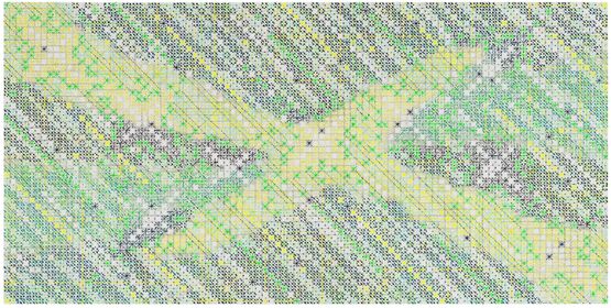 Appearance of Crosses 202122 by Ding Yi contemporary artwork Painting